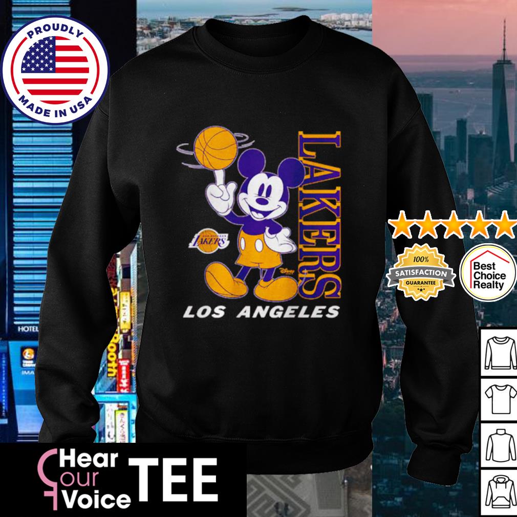 NWT Los Angeles Lakers Junk Food Disney Retro Shirt Mens Small