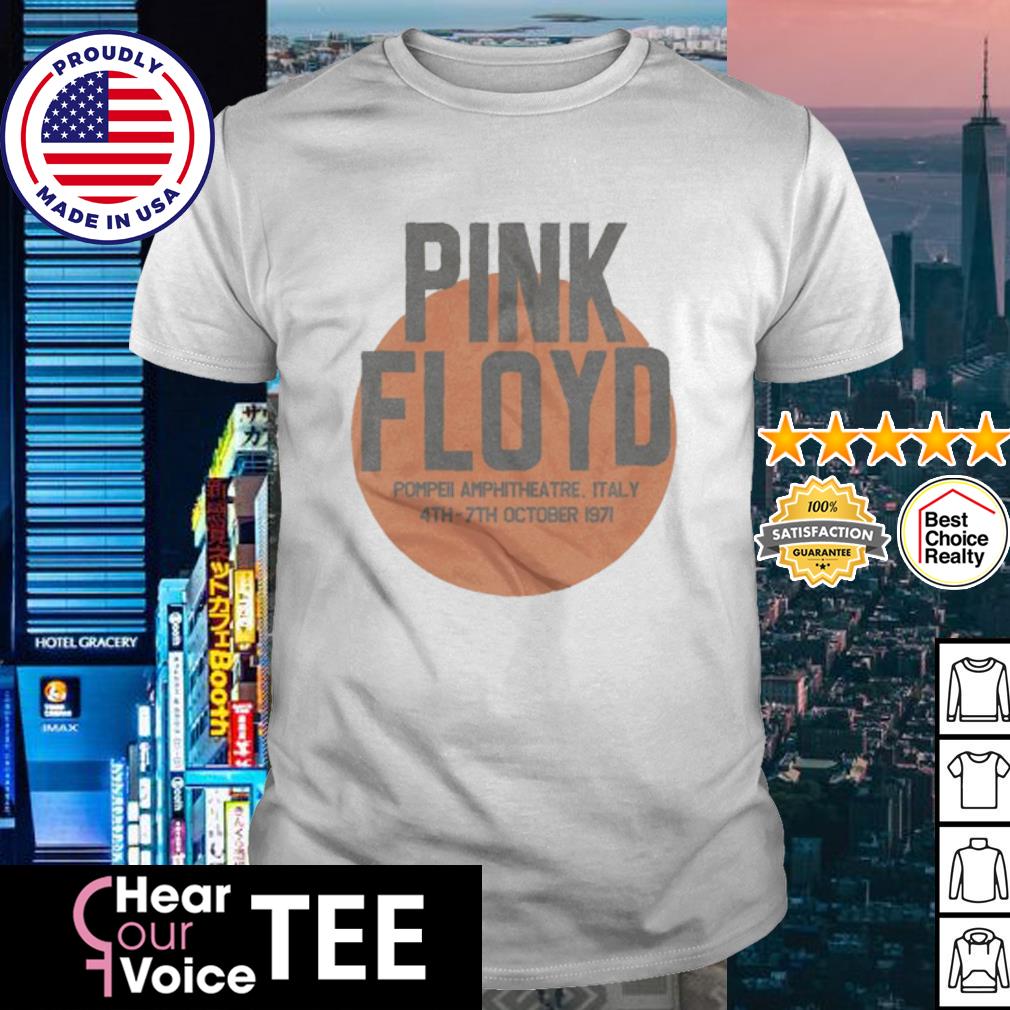 pink floyd pompeii t shirt