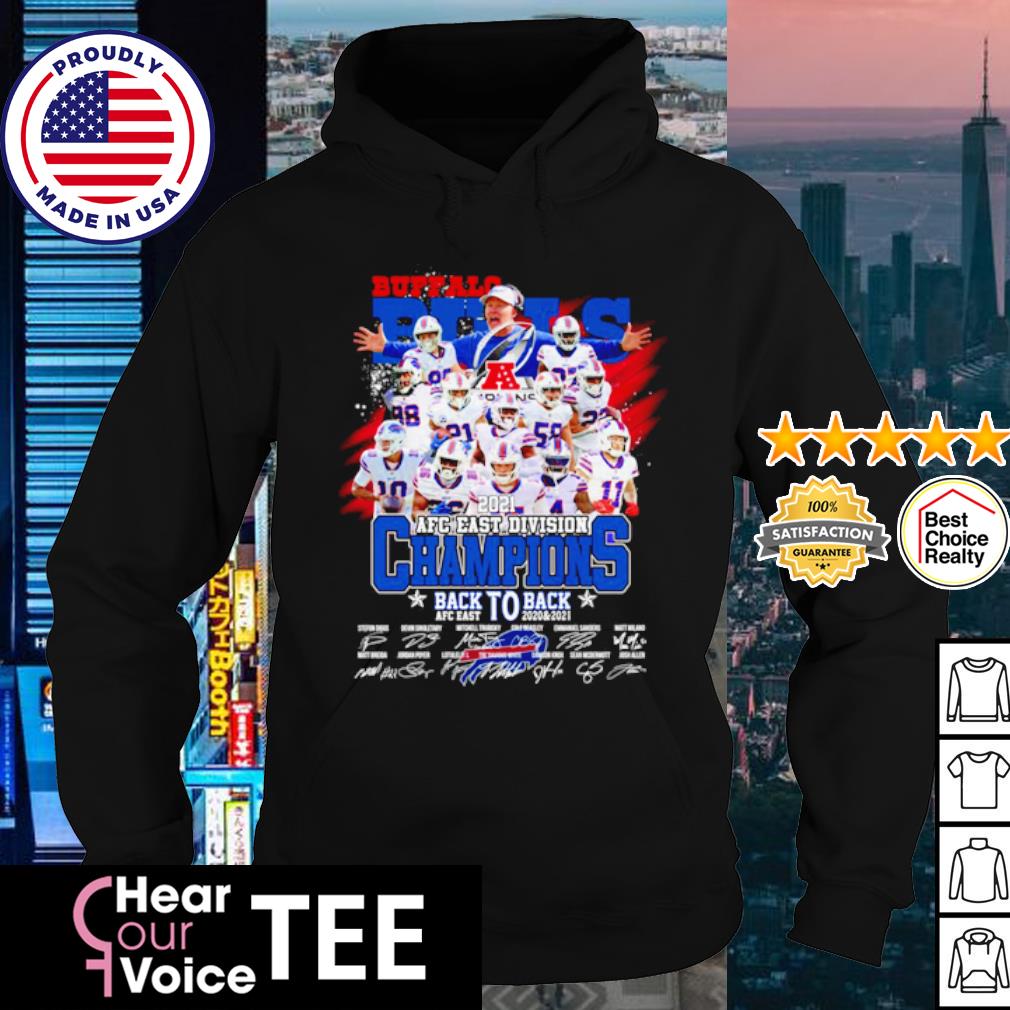 AFC East Division Champions 2021 Buffalo Bills Back To Back Shirt, hoodie,  sweater, long sleeve and tank top