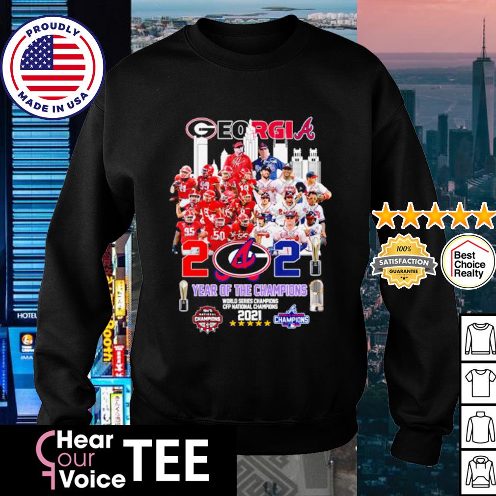 Georgia Bulldogs And Atlanta Braves Year Of The Champions Shirt, hoodie,  sweater, long sleeve and tank top