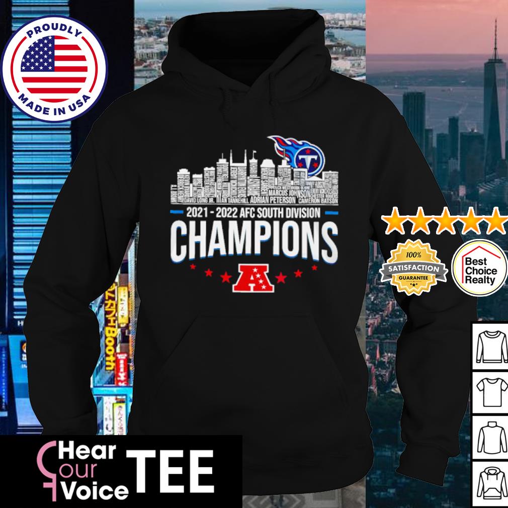 Tennessee Titans 2021 AFC South Division Champions T-shirt, hoodie,  sweater, long sleeve and tank top