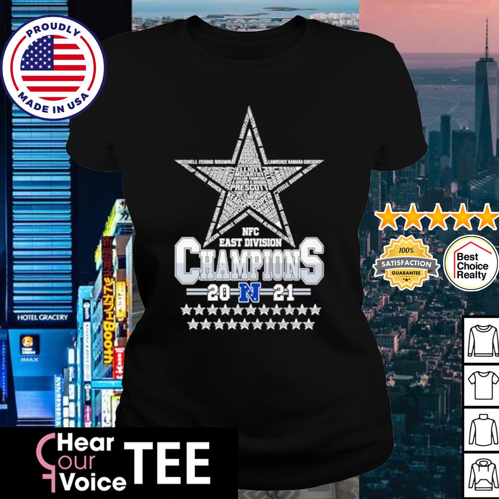 Dallas Cowboys 2021 2022 NFC East Division Champions T-Shirt