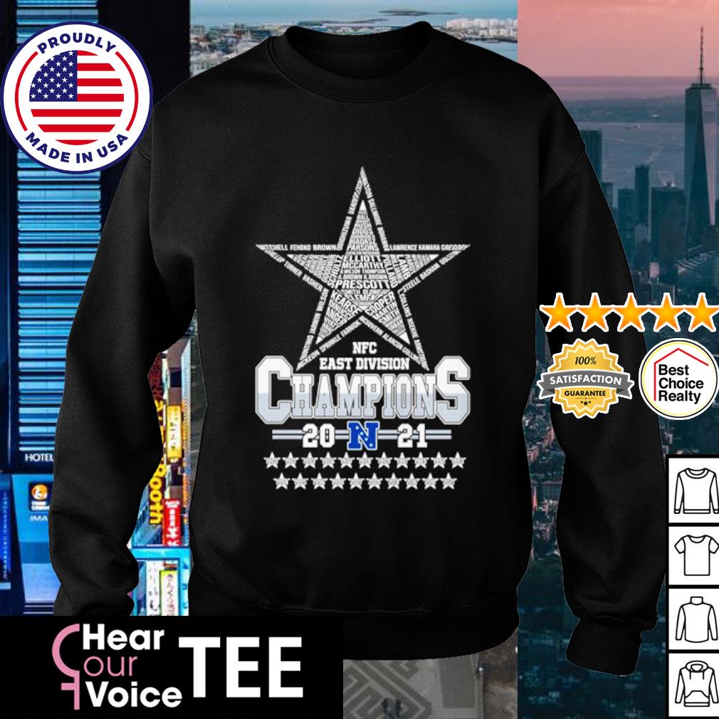 Dallas Cowboys 2021 NFC East Champions gear, buy it now