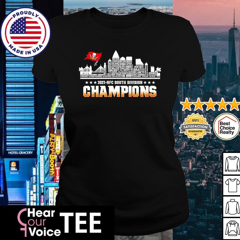 tampa bay buccaneers 2021 nfc south division champions shirt