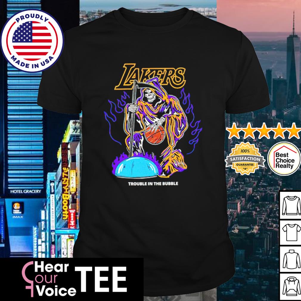 Warren Lotas x Lakers Los Angels Skeleton T Shirt Merch