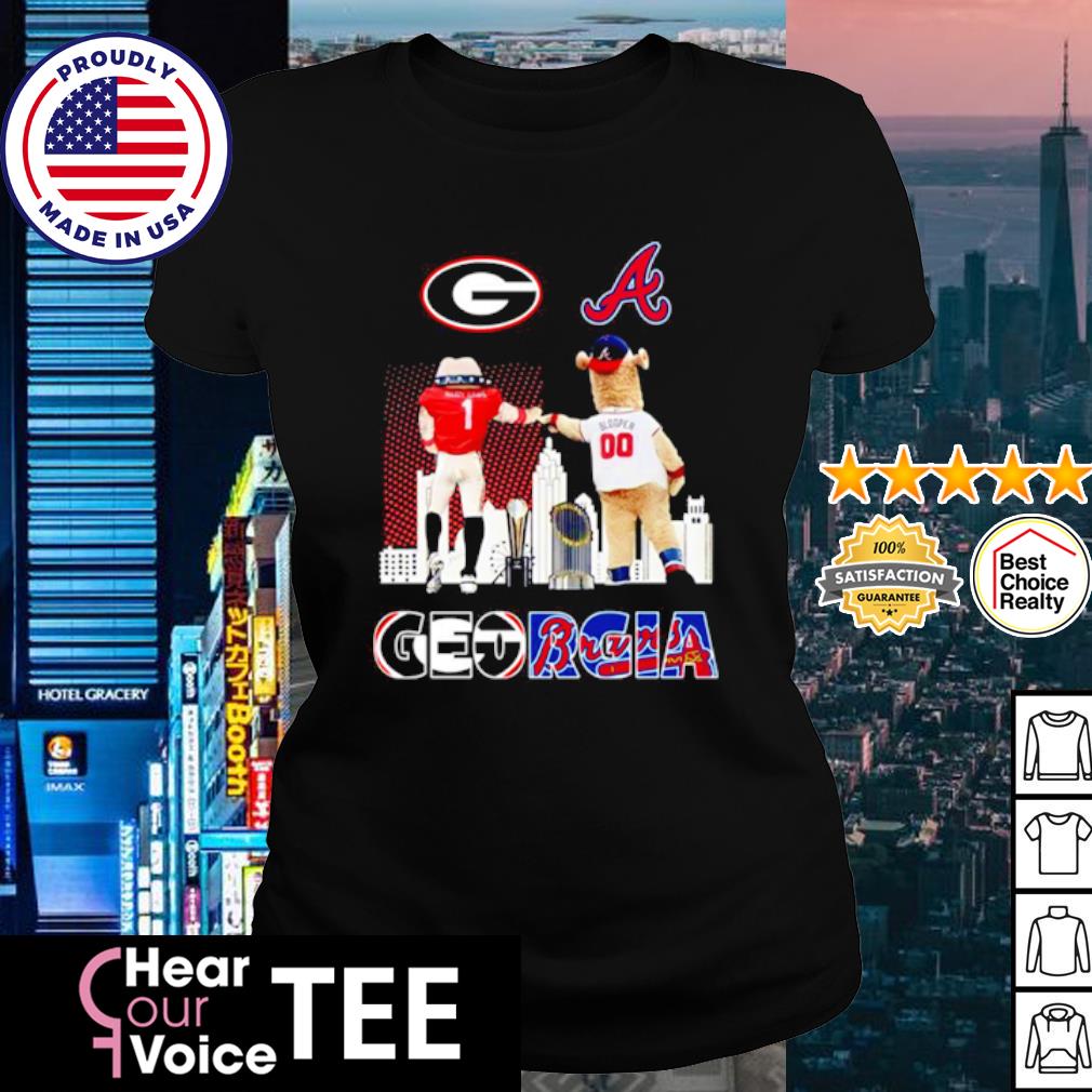 Official Atlanta Braves Georgia Bulldogs Champions First Time Together Logo  Shirt, hoodie, sweater, long sleeve and tank top