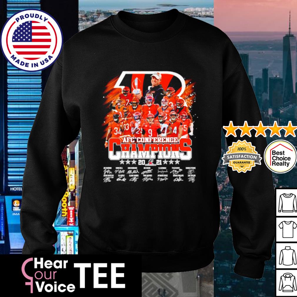 2021 Cincinnati Bengals AFC Champion Apparel — Sneaker Shouts