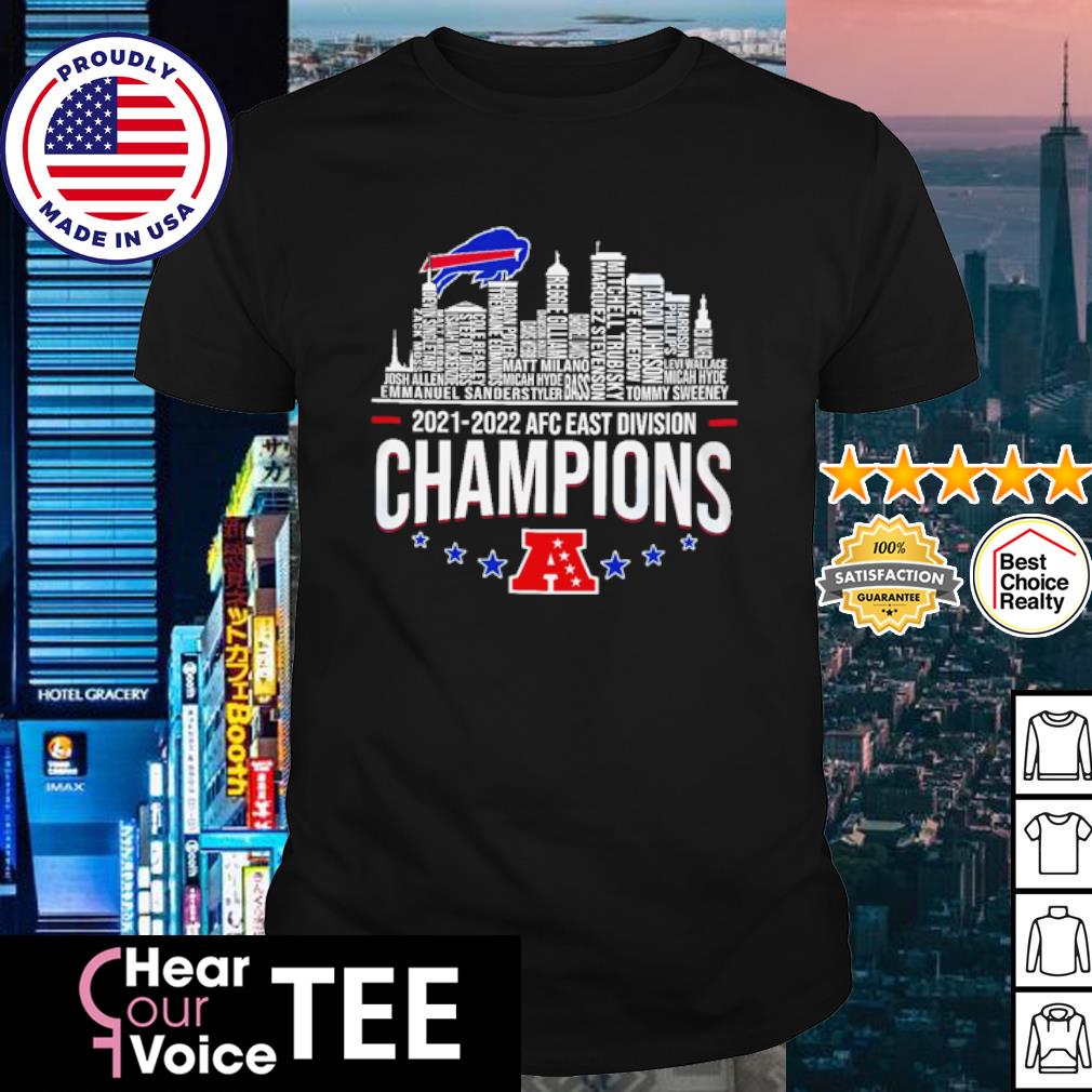 Buffalo Bills 2021 2022 AFC East Division Champions City shirt, hoodie,  sweatshirt and tank top