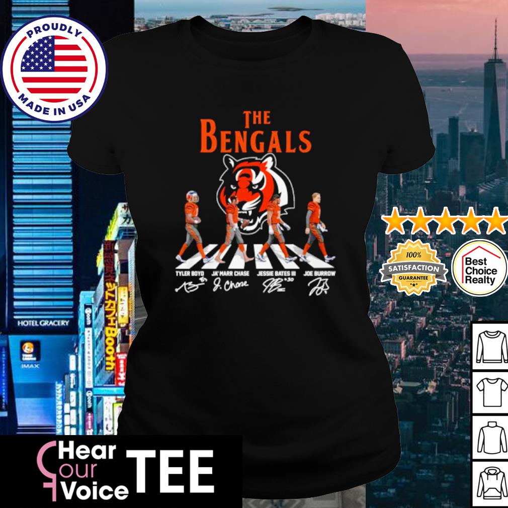 The Cincinnati Bengals Abbey Road Signatures T-Shirt, hoodie, sweater, long  sleeve and tank top