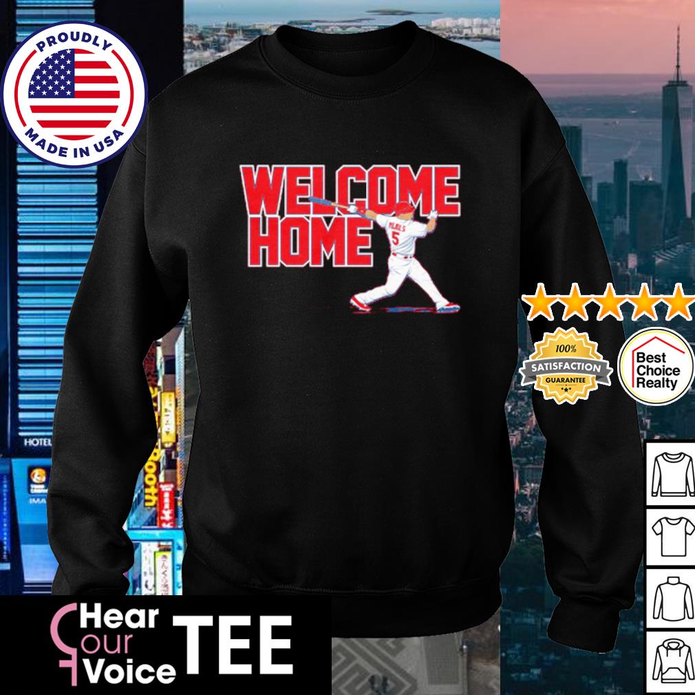 Albert Pujols Welcome Home 5 T-Shirt, Tshirt, Hoodie, Sweatshirt