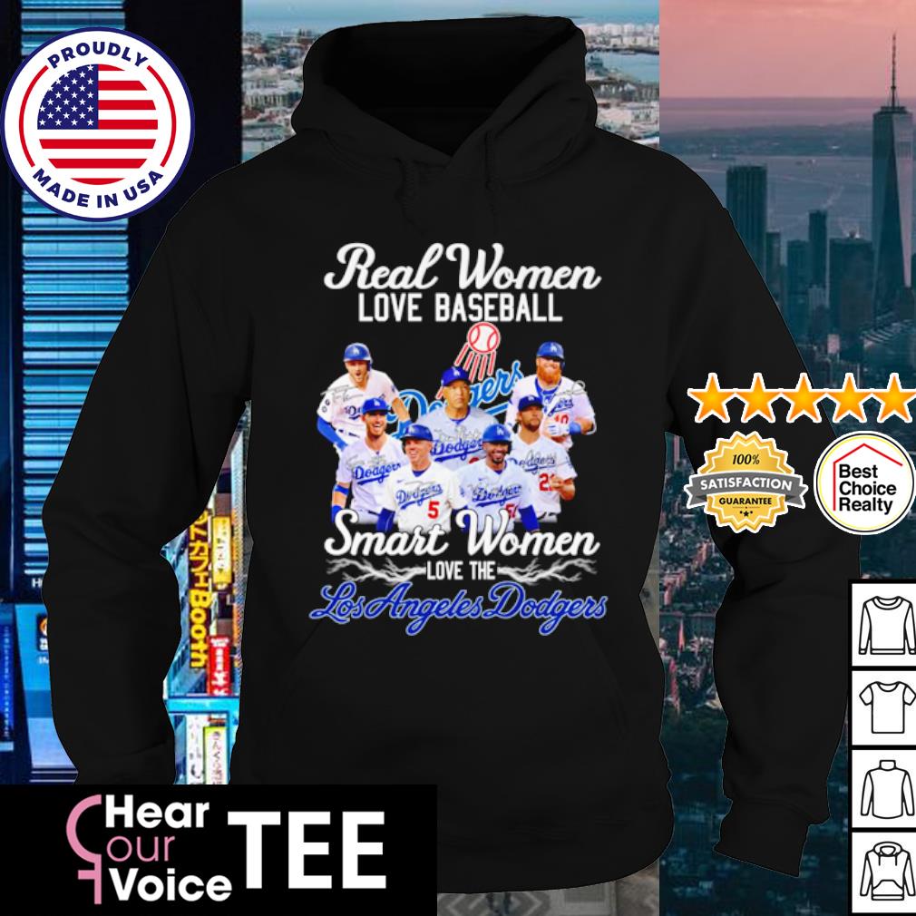 Official real Women Love Baseball Smart The Dodgers Shirt, hoodie