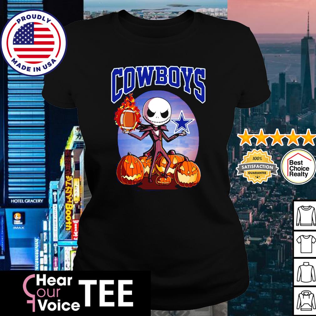 Jack Skellington Dallas Cowboys Halloween Shirt - High-Quality Printed Brand