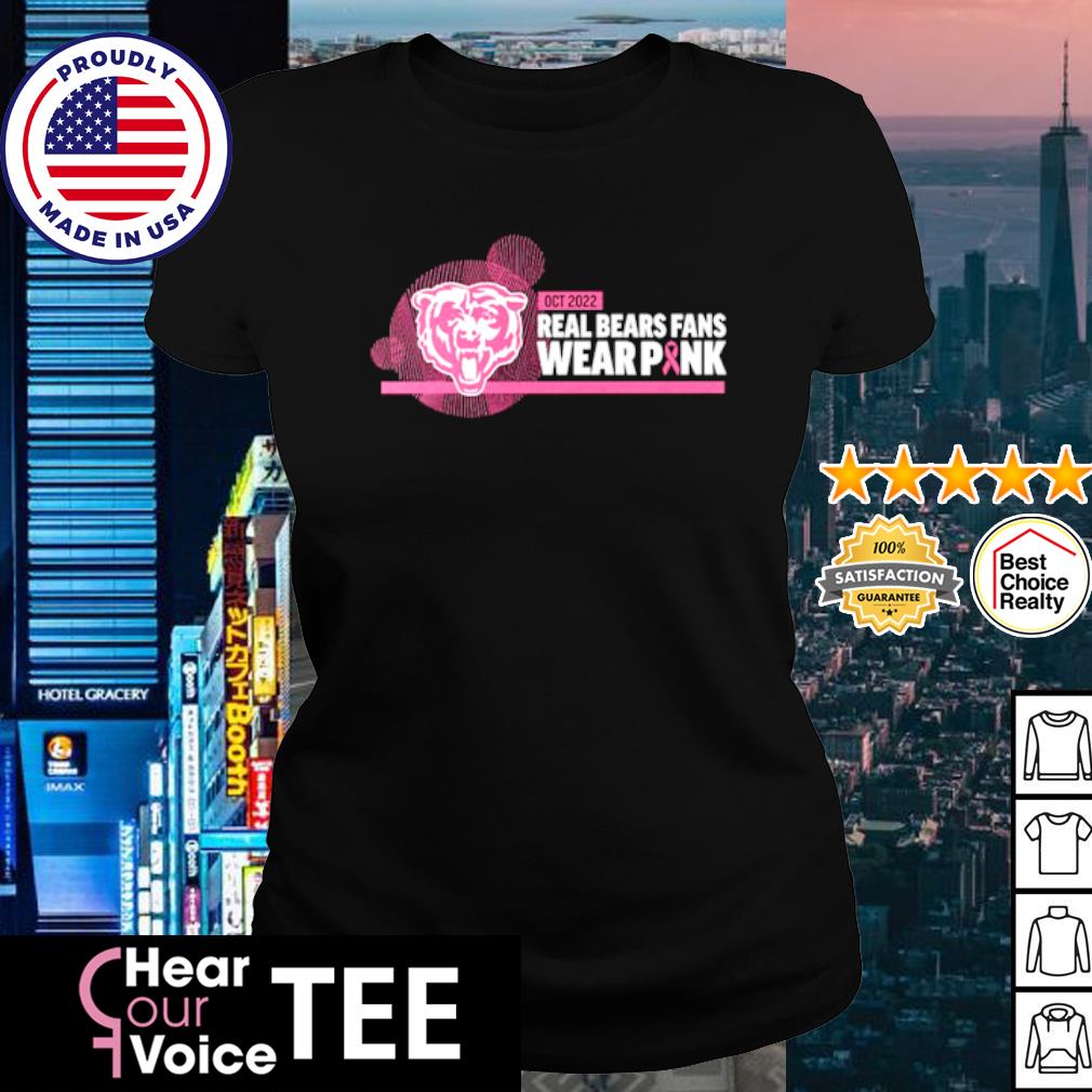 Real Chicago Bears fans wear pink Blue T-shirt, hoodie, sweater, long  sleeve and tank top