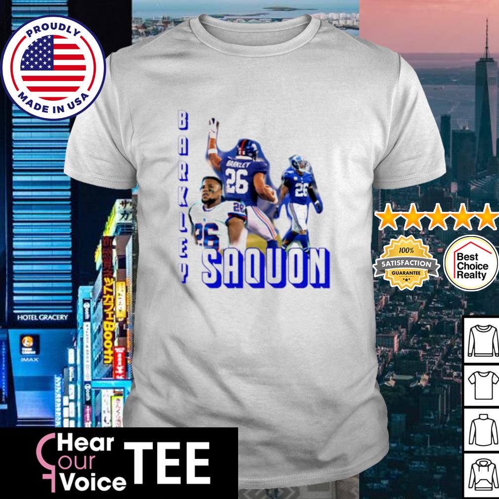 Official Saquon Barkley New York Giants T-Shirts, Giants Saquon Barkley  Tees, Shirts, Tank Tops