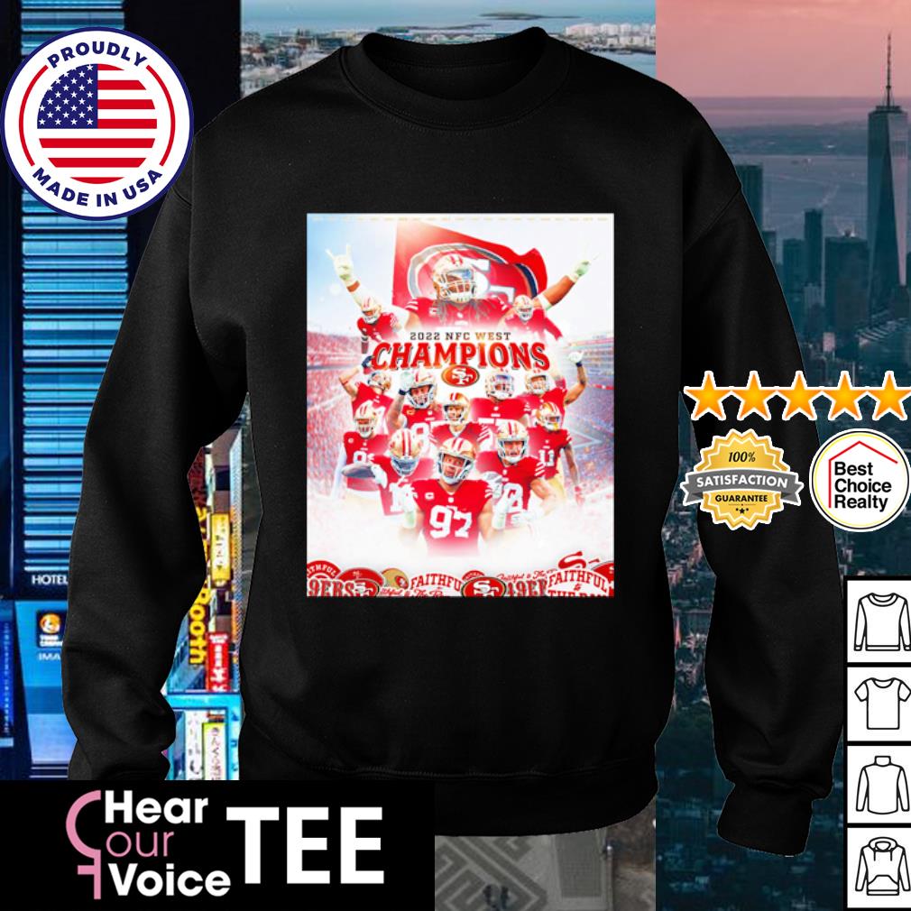 Official 2022 NFC West Champions SF 49ers Shirt, hoodie, sweater, long  sleeve and tank top