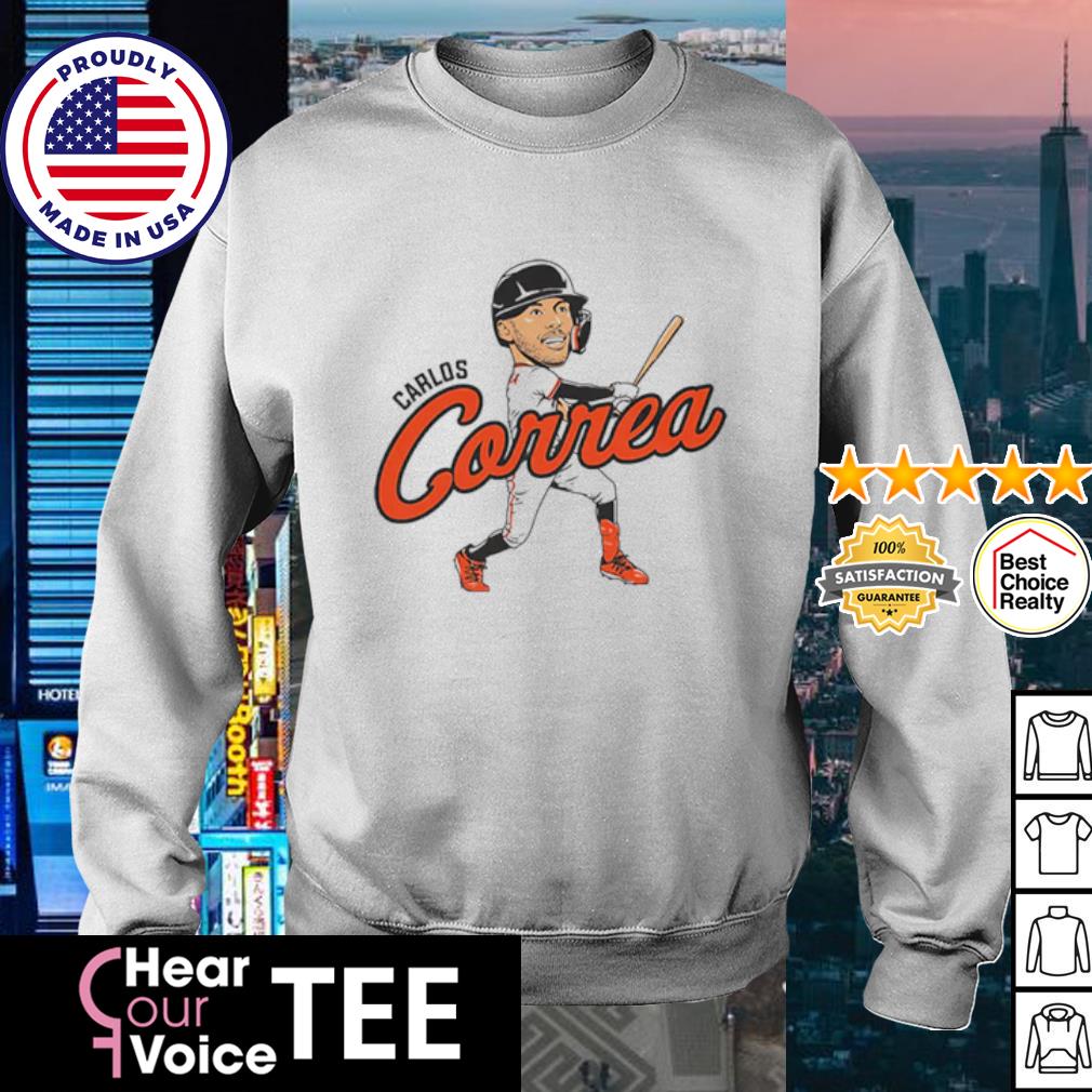 Official Carlos correa caricature T-shirt, hoodie, sweater, long sleeve and  tank top