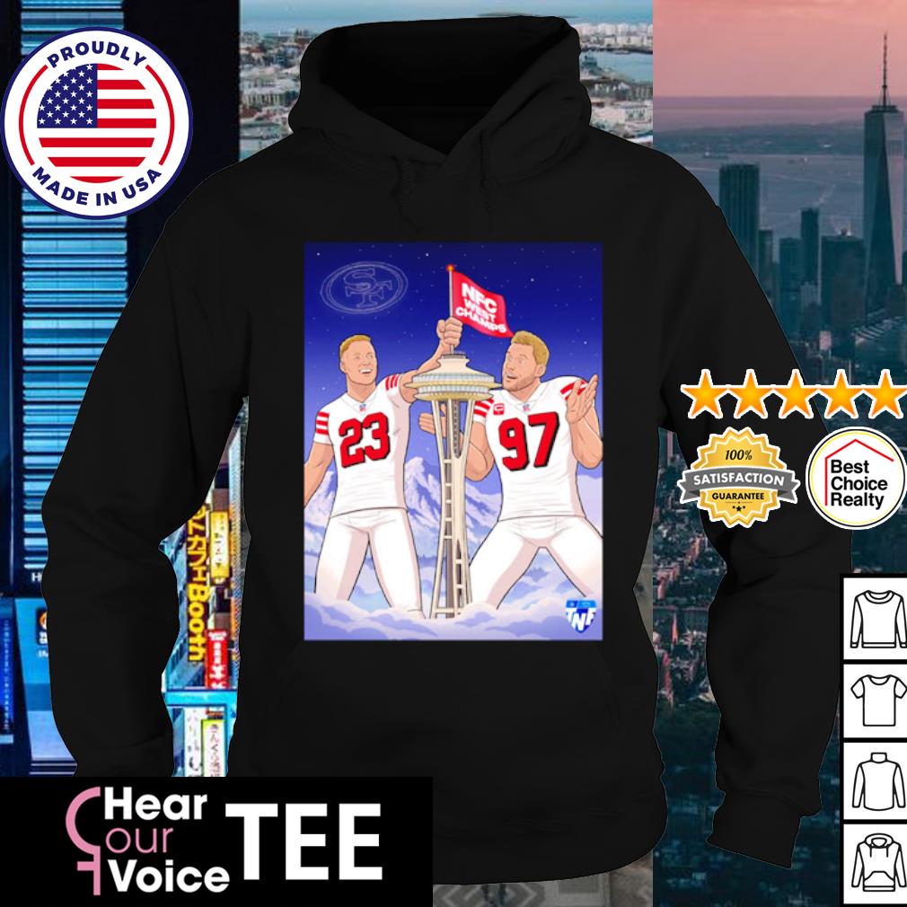 Best in the west San francisco 49Ers 2022 NFC west Champions shirt, hoodie,  sweater, long sleeve and tank top