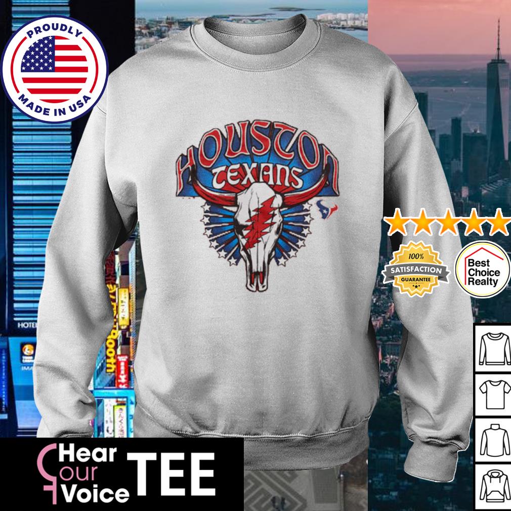 Nfl x grateful dead x houston texans shirt, hoodie, sweater, long sleeve  and tank top