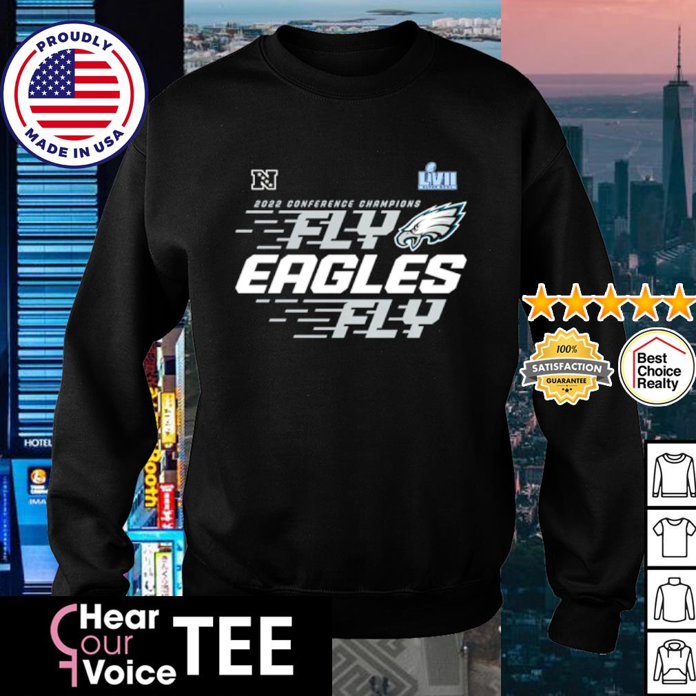 Men's Fanatics Branded Black Philadelphia Eagles 2022 NFC Champions Team  Slogan T-Shirt