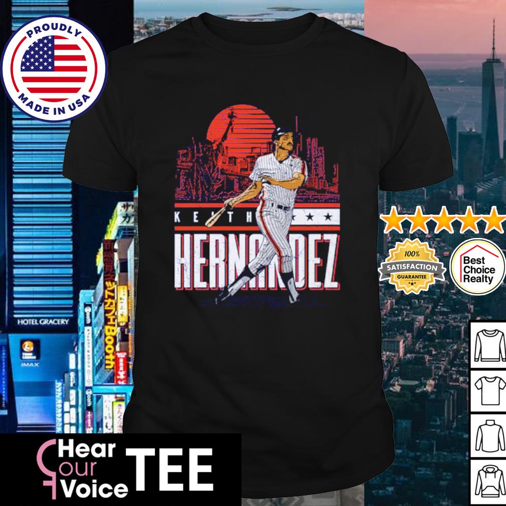 Nice Keith Hernandez New York M Skyline Statement T-shirt