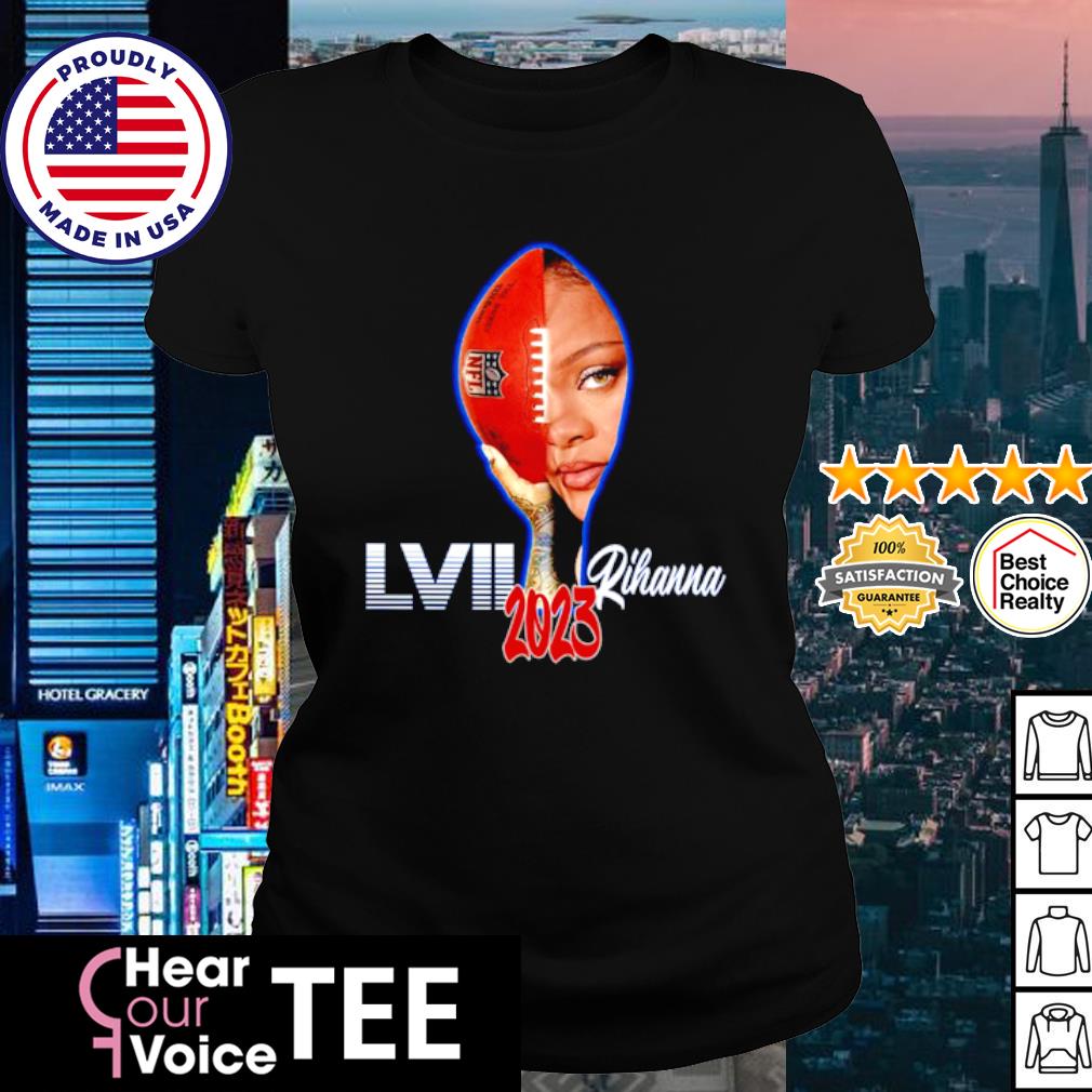 Rihanna perform at 2023 super bowl nfl shirt, hoodie, longsleeve