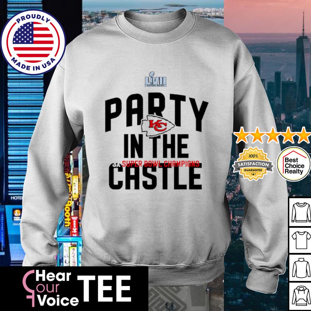 Official 2023 Kansas City Chiesf Party In The Castle 3x Super Bowl