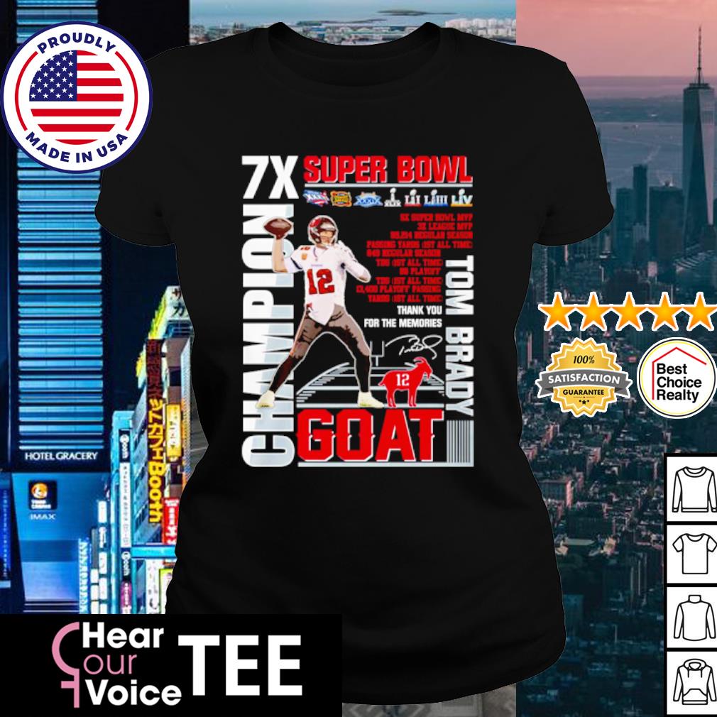 Official 12 Tom Brady GOAT Signature 2023 Shirt, hoodie, sweater, long  sleeve and tank top