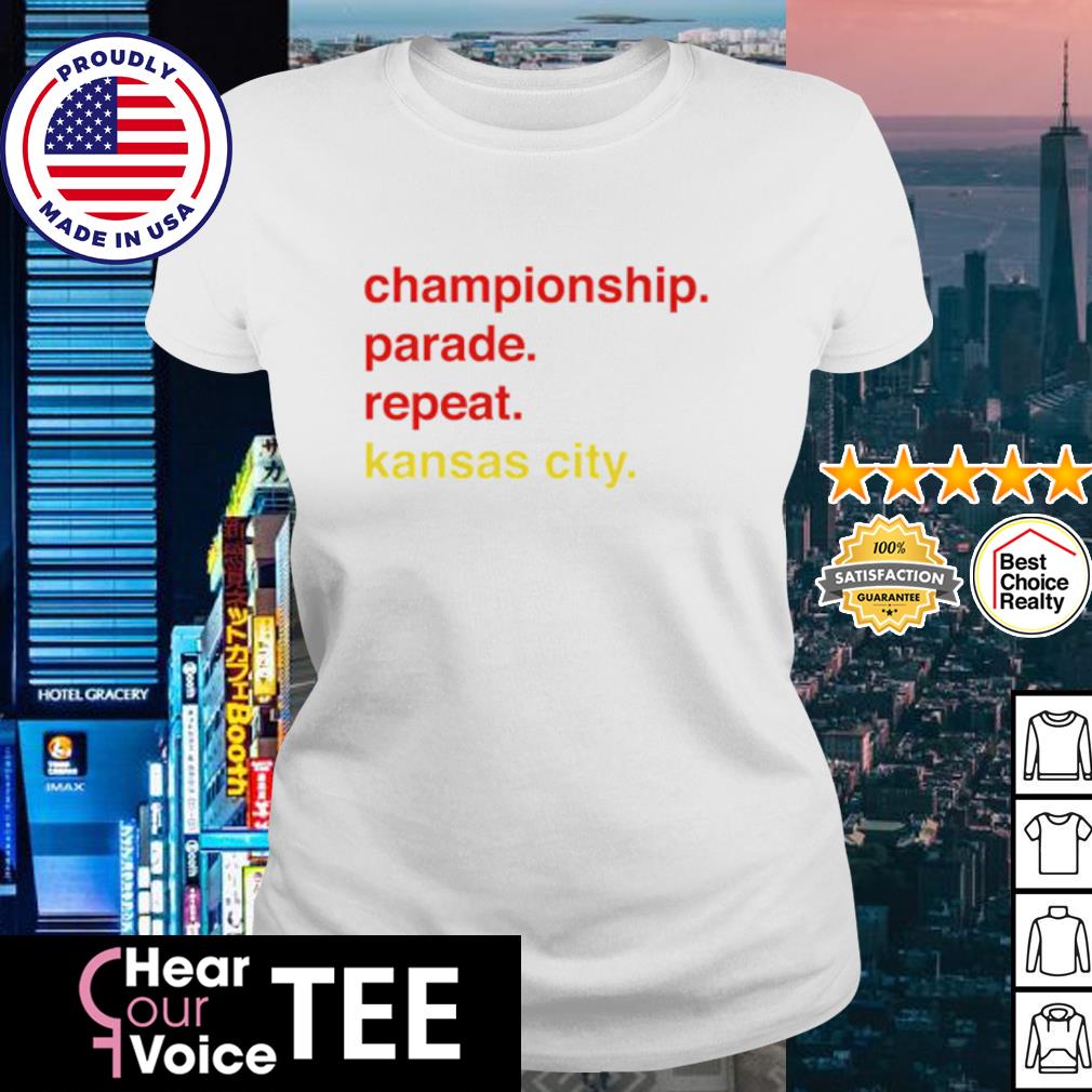 Championship Parade Repeat Kansas City Shirt - Peanutstee