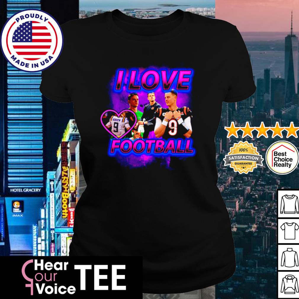 Joe Burrow Shirt Joe Burrow Football Sweatshirt I Love Football Joe Burrow  Shirt Joe Burrow Vintage Shirt - Trendingnowe