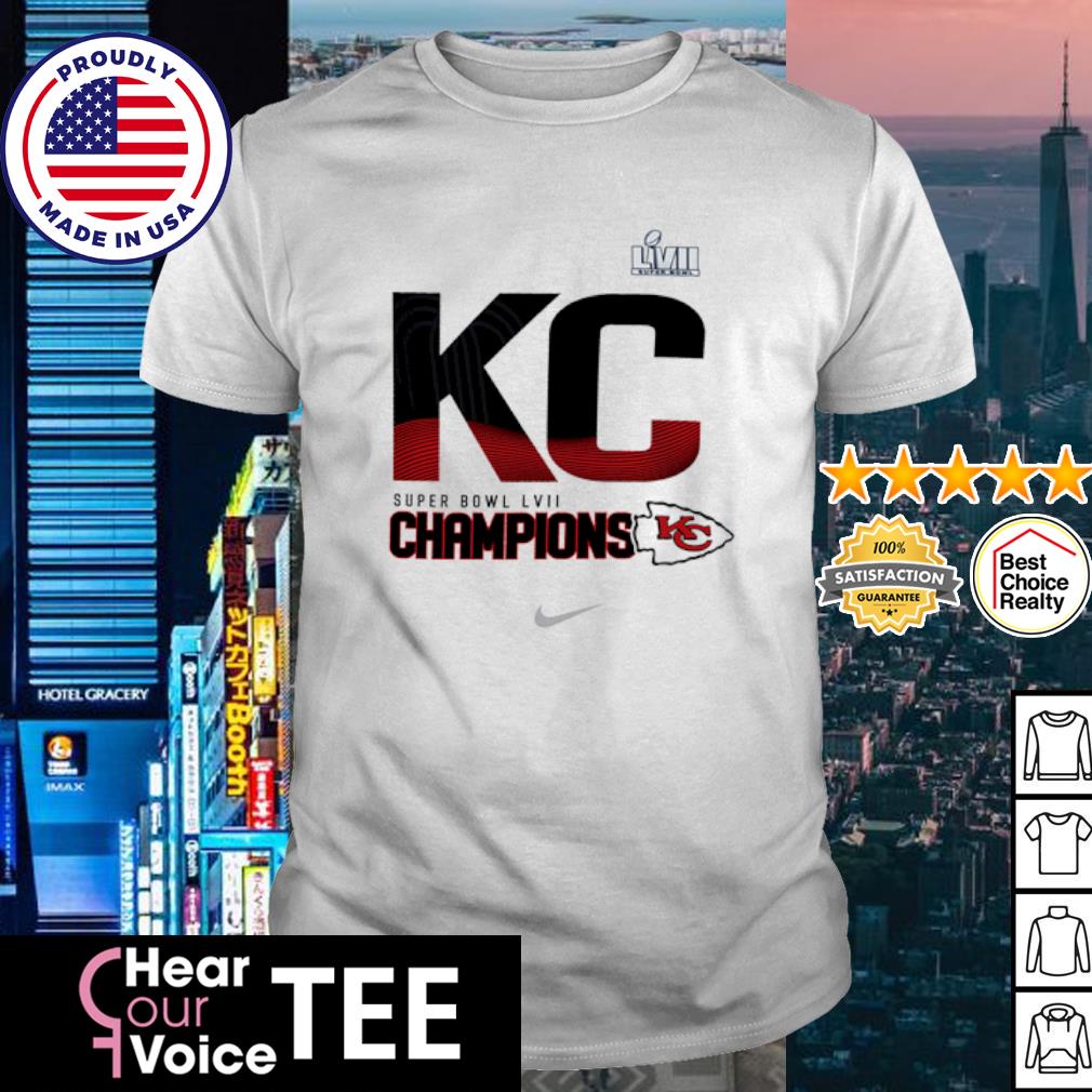 Official nike Kansas City Chiefs Champions Super Bowl LVII Chiefs shirt,  hoodie, sweater, long sleeve and tank top