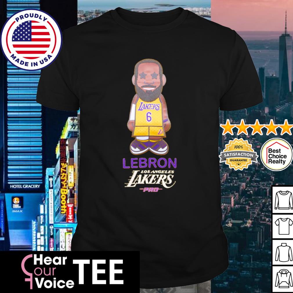 Lebron James Los Angeles Lakers Homage Number 6 T-shirt - Bluecat