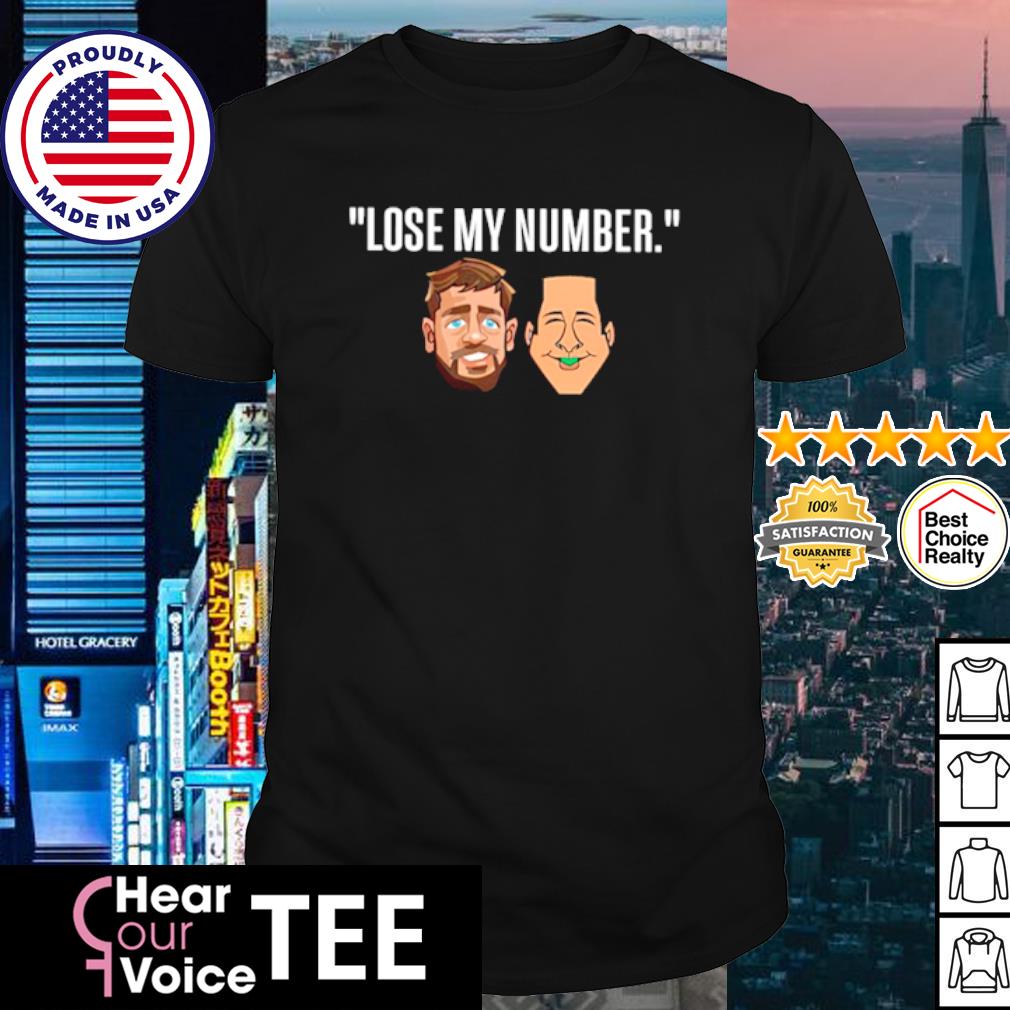 Funny adam Schefter lose my number shirt