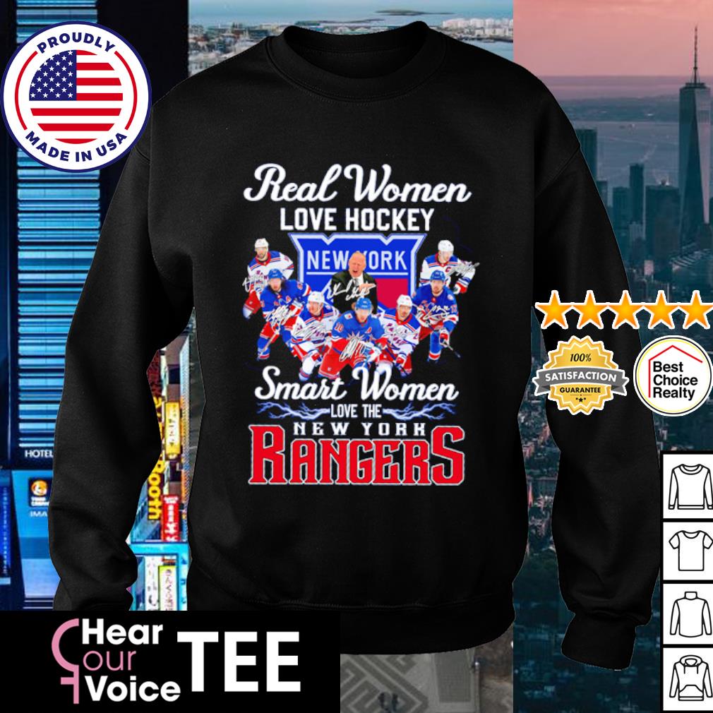 Real women love hockey smart women love the NY Rangers 2023 t-shirt,  hoodie, sweater, long sleeve and tank top