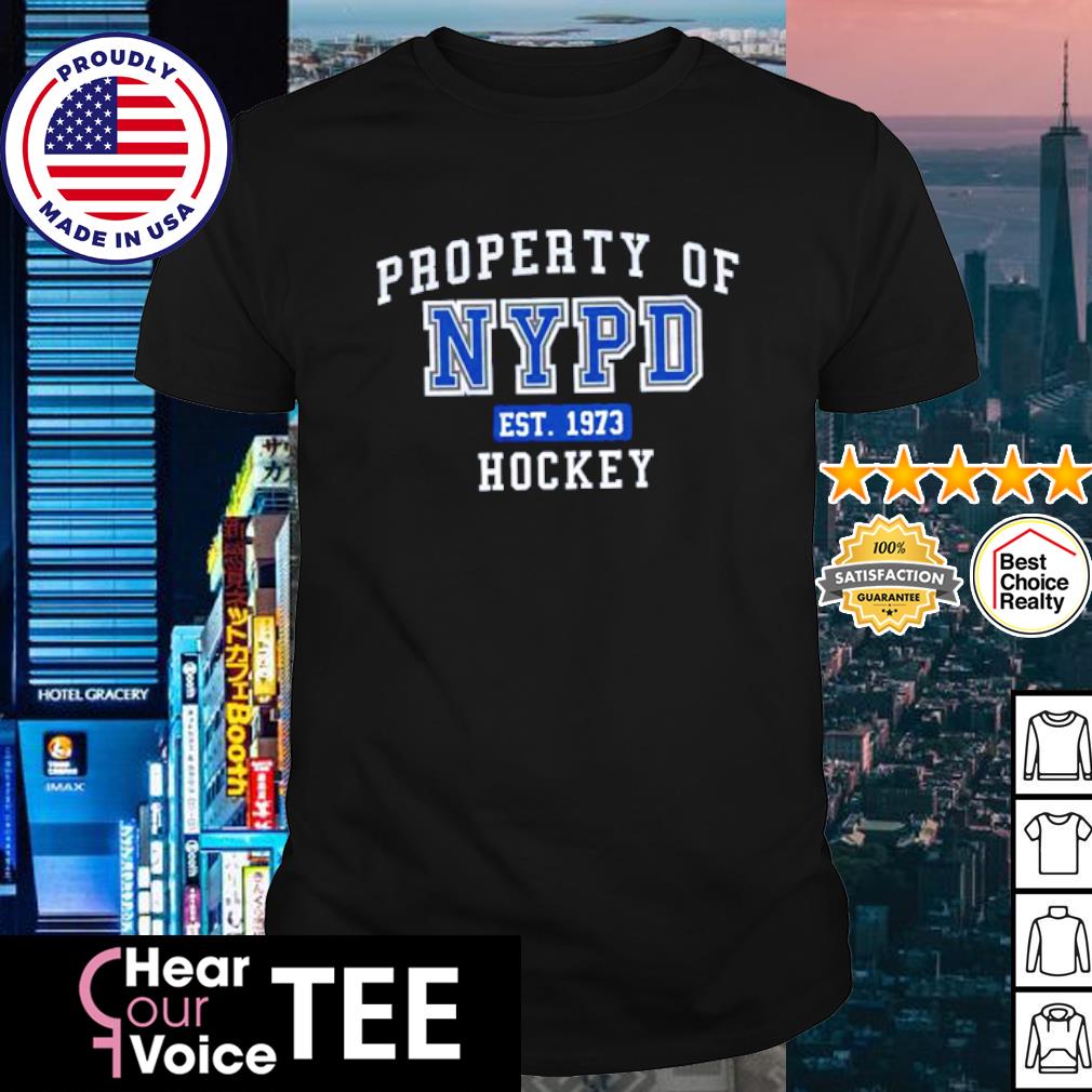 Nice property Of NYPD Hockey EST 1973 Shirt