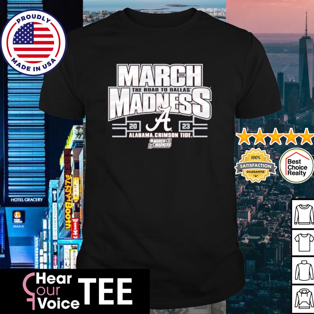 Official alabama Crimson Tide 2023 NCAA Women's Basketball Tournament March Madness shirt