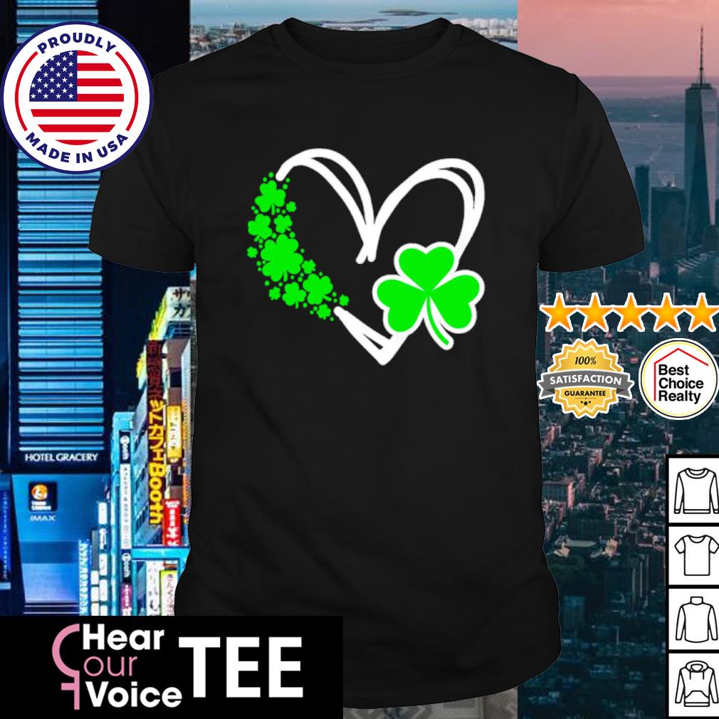 Official heart St Patrick's Day Shamrock Irish shirt