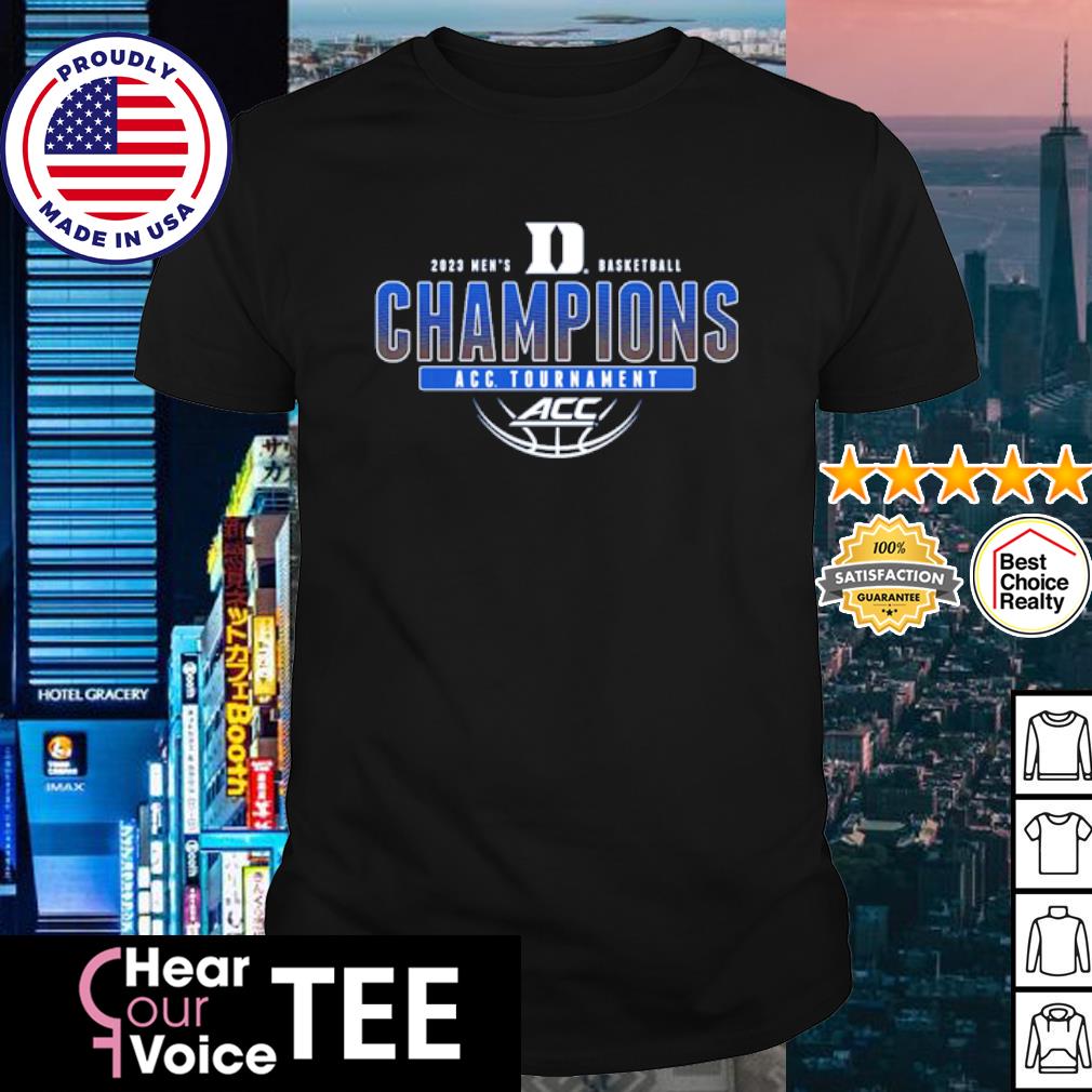 Top duke ACC Tournament Champions 2023 Men's Basketball shirt