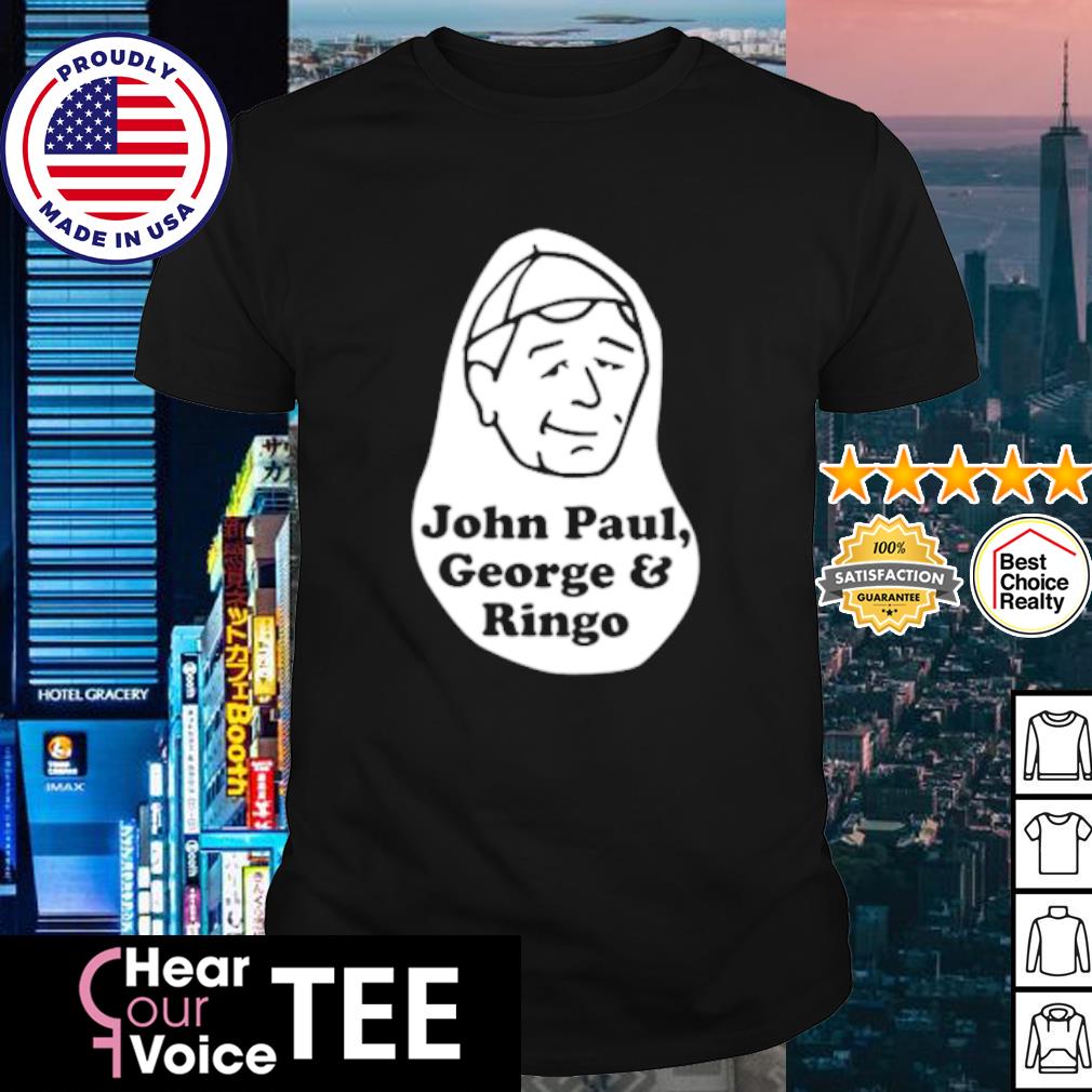 Top john Paul George Ringo shirt