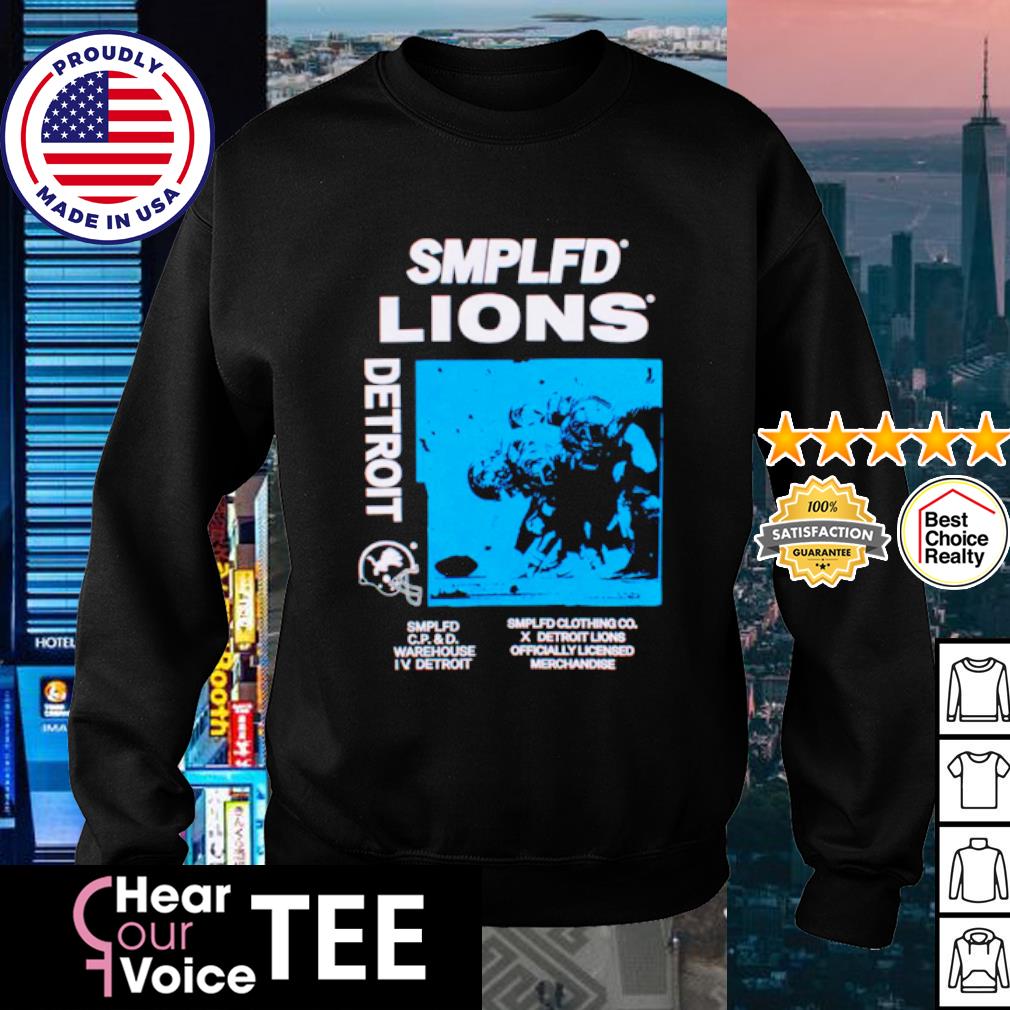 SMPLFD X LIONS – SMPLFD DETROIT CLOTHING, SCREEN PRINTING