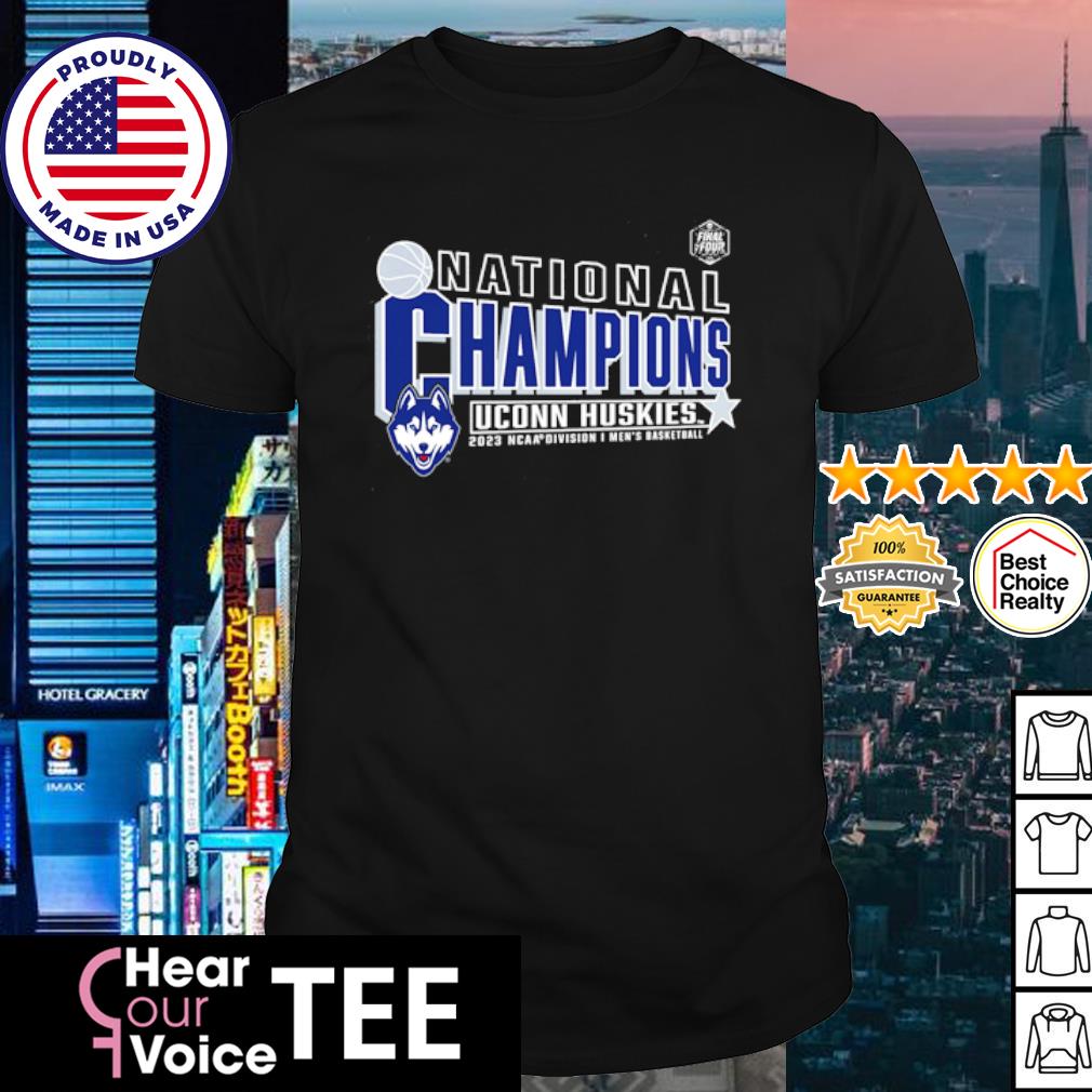 Awesome uConn Huskies 2023 NCAA Men’s Basketball National Champions Synthetic shirt