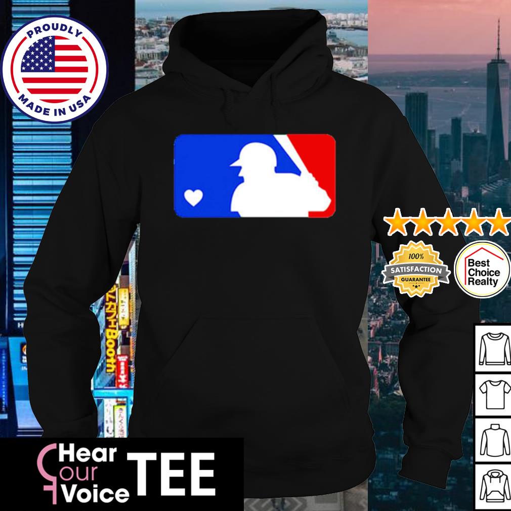 Major League baseball Logo heart shirt, hoodie, sweatshirt and