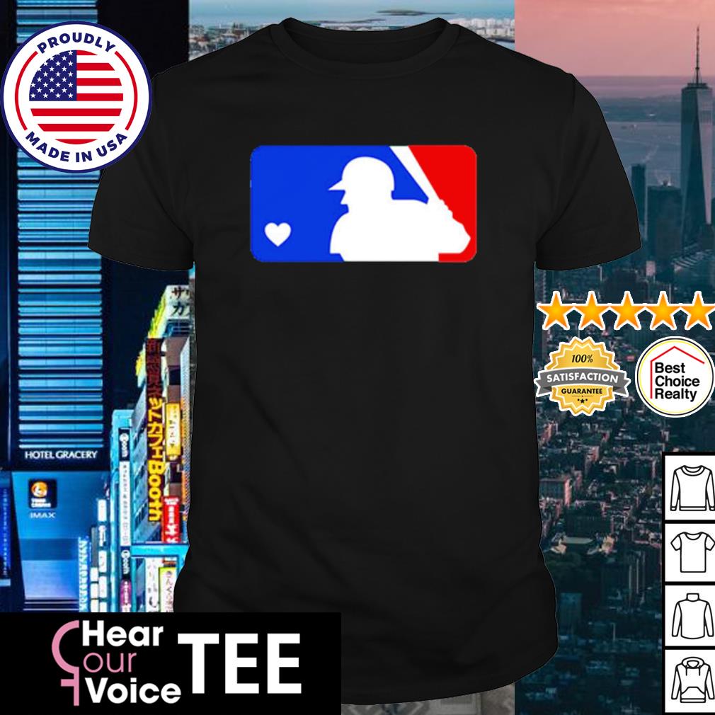 Best major League baseball Logo heart shirt