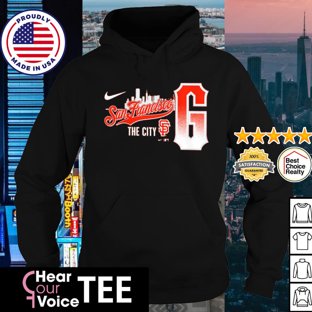 sf giants the city hoodie nike