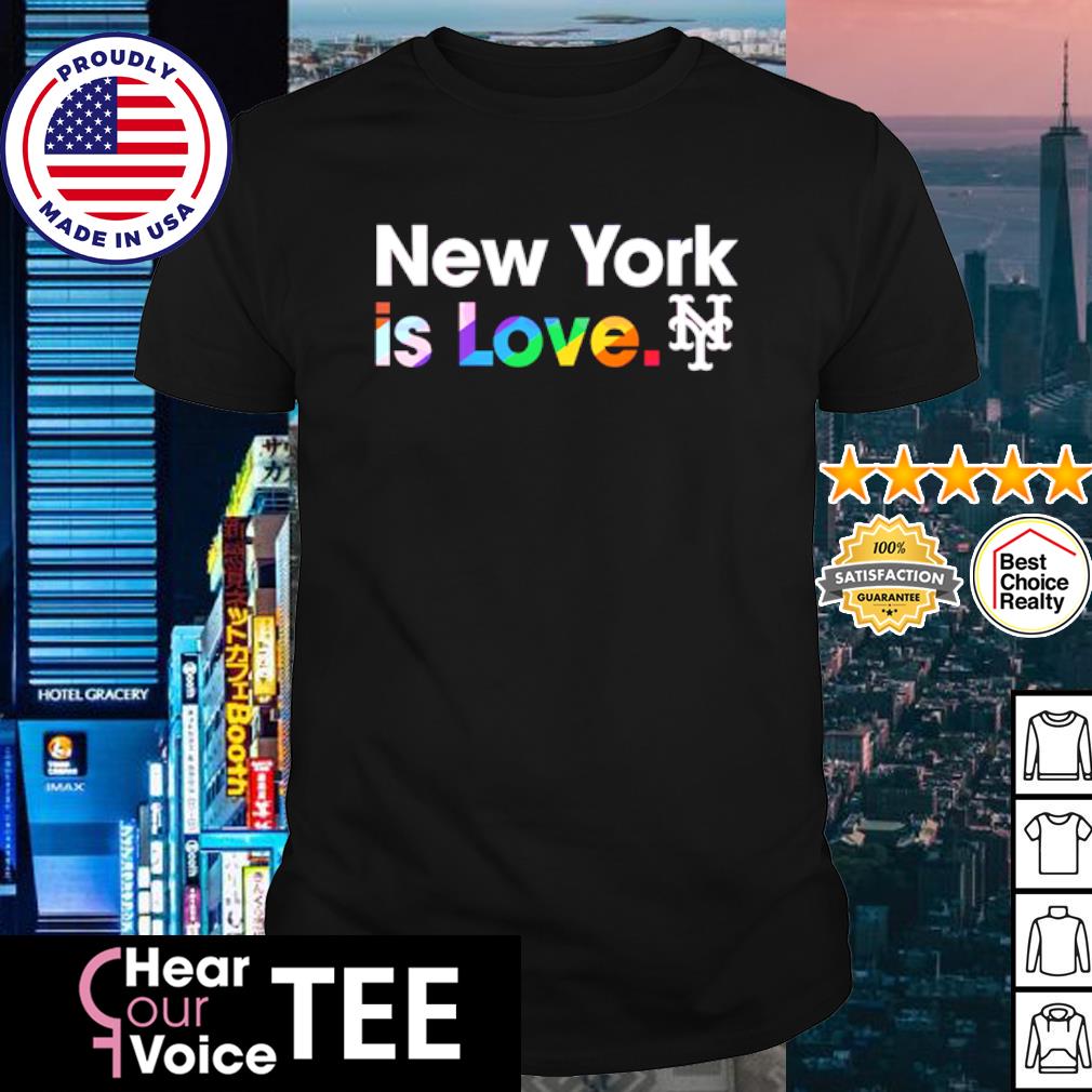 Official New York Mets Is Love City Pride Shirt