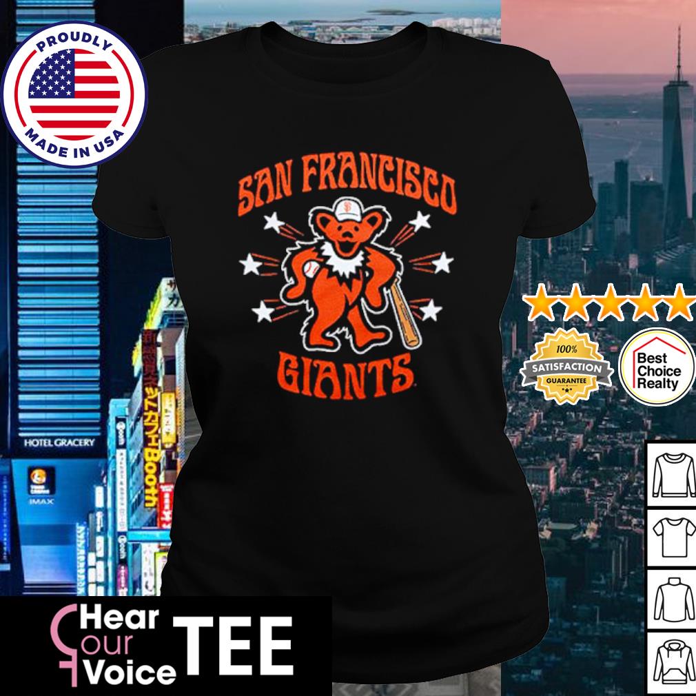 Grateful Dead San Francisco Giants Bear Shirt - High-Quality