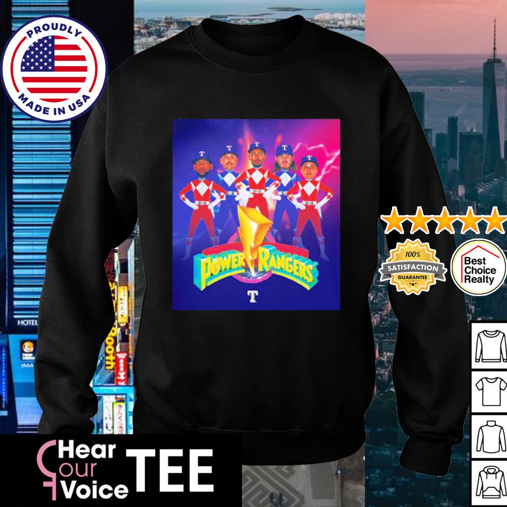 Power Rangers Texas Rangers shirt, hoodie, sweater, long sleeve and tank top