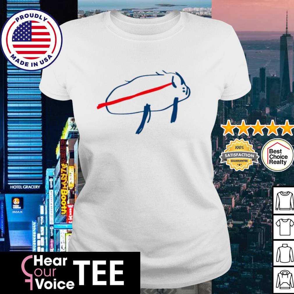 Josh Allen Buffalo Bills Potato Drawing Premium T-Shirt - Teefefe