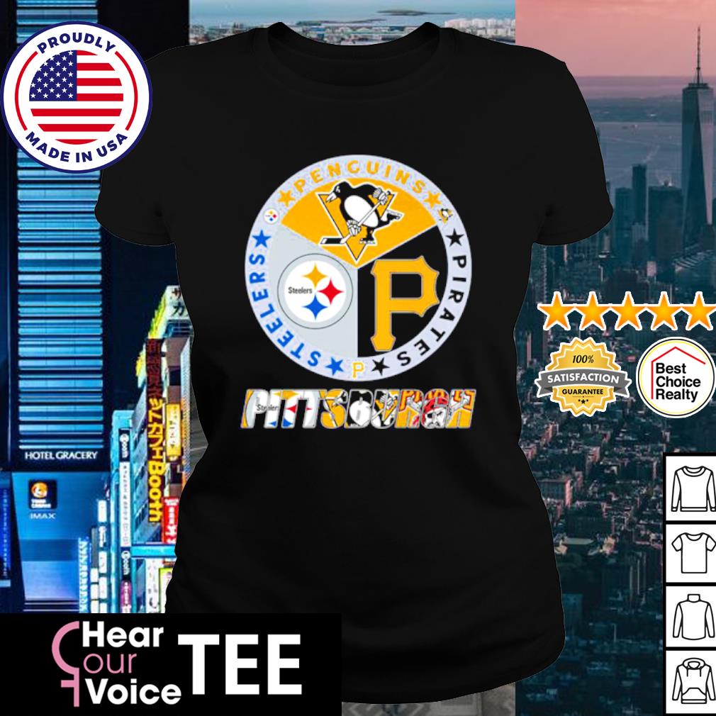 Pittsburgh city of champions Steelers penguins pirates shirt, hoodie,  sweater, long sleeve and tank top