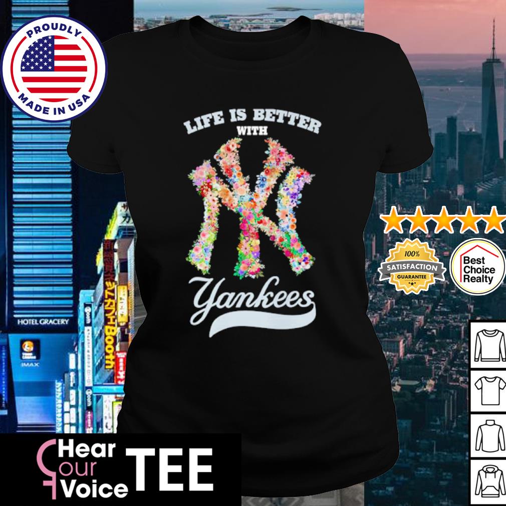 Flower New York Yankees Shirt