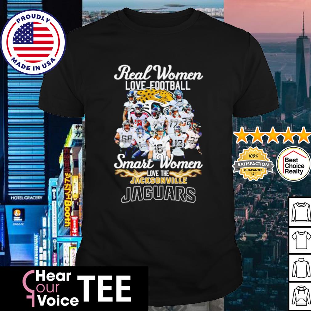 Official real Women Love Football Smart Women Love The Jacksonville Jaguars  T Shirt, hoodie, sweater, long sleeve and tank top